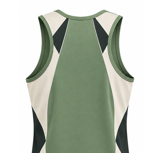 Men Knitted Casual <b>Stringer</b> <b>Vest</b> Singlet Custom Sleeveless Fitness Breathable Quick Dry Lightweight Gym Training Apparel OEM - Product Image 4