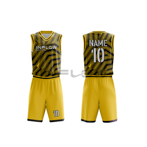 Conjunto de Uniforme de Baloncesto Reversible Personalizable a Precio Económico, Transpirable, para Entrenamiento, para Hombre - Product Image 6