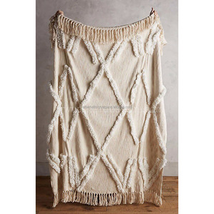 Mantas Decorativas Jacquard Boho Personalizadas, Mantas Boho Suaves y Plegables con Flecos para el Hogar y Sofá Cama para el Invierno - Product Image 6