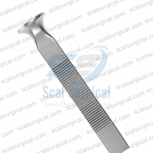 เครื่องมือผ่าตัดตัดกระดูกจมูกแบบใช้ซ้ำได้ ทำจากเหล็กกล้าไร้สนิม ยี่ห้อ McIndoe Nasal Chisel สำหรับศัลยกรรมตกแต่งจมูก - Product Image 3