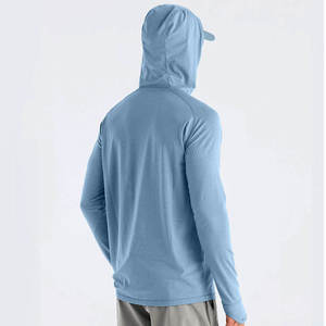 Custom OEM Wholesale Supplier High Density Sublimated Polyester Fishing <b>Hoodie</b> Tops Bulk Manufacturer Private Label - Product Image 2