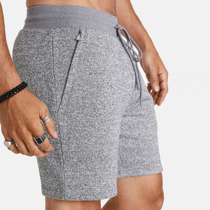 Pantalones Cortos de Forro Polar para Hombre con Logotipo Personalizado de Nuevo Diseño - Estilo Urbano, Transpirables, de Cintura Media con Cierre de Cordón - Product Image 6
