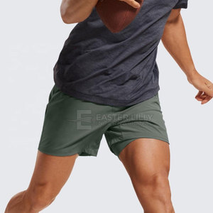 Pantalones Cortos Deportivos Personalizados de Nuevo Estilo, Color Sólido, Hechos en Pakistán, para Hombre - Product Image 3