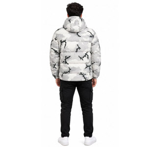 Blouson matelassé léger à capuche, design isolant, style tendance, coupe décontractée, idéal pour le froid, streetwear. - Product Image 6