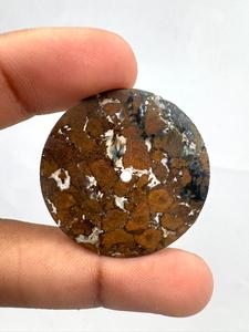 หน้าปัดนาฬิกา A K Gems Pietersite รุ่น ETH-10287 ขนาด 35 มม. ขัดเงาด้านเดียว รูปทรงกลม สำหรับงานทำนาฬิกา ผลิตในรัฐราชสถาน - Product Image 4