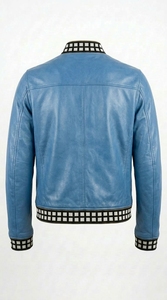 Chaqueta Bomber de Cuero Premium para Hombre, Estilo Casual, Ligera, para Invierno, para Pedidos al por Mayor, Directo de Fábrica - Product Image 6