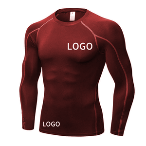 Men Regular Fit Knitted Compression Rash Guard <b>Shirt</b> Eco-Friendly Breathable Quick Dry UV Protection Gym Surf <b>Swim</b> Short Sleeve - Product Image 3