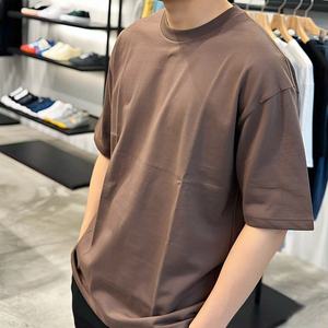 Wholesale 100% Cotton Blank Oversized <b>Tshirt</b> 260Grams Heavy Weight Custom 100% cotton T-shirt for <b>men</b> loose fit - Product Image 2