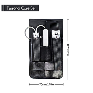 Stainless Steel Manicure Kit 3 In 1 <b>Nail</b> Clipper File Cuticle Pusher Portable Tools for Adults Classic Style Bag Packing - Product Image 3