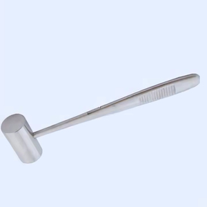 Marteau à os orthopédique 7,5 pouces 300g en acier inoxydable, outil chirurgical à prise spéciale, instrument médical ORL, certifié CE - Product Image 3