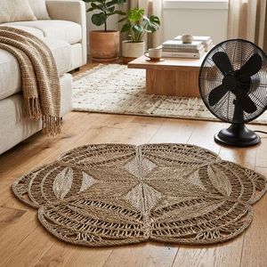 Alfombra Ecológica de Pasto Marino Natural, Tejida a Mano, para Decoración de Sala de Estar y Dormitorio - Product Image 2