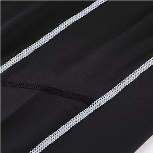 เสื้อรัดกล้ามเนื้อแขนยาวพิมพ์ลายคุณภาพสูงสำหรับผู้ชาย ผลิตจากผ้าสแปนเด็กซ์/โพลีเอสเตอร์ น้ำหนักเบา เหมาะสำหรับศิลปะการต่อสู้แบบผสมผสาน - Product Image 3