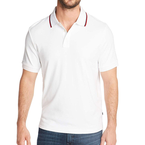 เสื้อโปโลผู้ชายสำหรับตีกอล์ฟ โพลีเอสเตอร์ ระบายความชื้น ขายส่ง รับสกรีนโลโก้ ปักโลโก้ แขนสั้น - Product Image 1