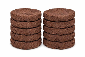 Pastilles de fumier de vache naturel pour la Pooja Havan, combustible organique écologique, Gobar Kande séché pour la cuisson, le chauffage et les rituels, Inde Premium - Product Image 2