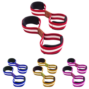 Correas de Levantamiento de Pesas Personalizadas con Agarre en Forma de Ocho, Resistentes, de Grado Profesional, Ajustables, Antideslizantes, de Alta Elasticidad, en Diferentes Tamaños y Colores - Product Image 6