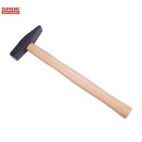 Marteau d'installateur à manche en bois, marteau de serrurier, marteau de charpentier à tête carrée à queue plate Marteau de menuisier professionnel