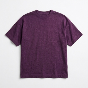 เสื้อยืดคอกลมแขนสั้นผู้ชาย ผ้าฝ้าย 100% ป้องกันขนร่วง เนื้อผ้านุ่ม สไตล์ลำลอง  รับสกรีนโลโก้ตามแบบ - Product Image 6
