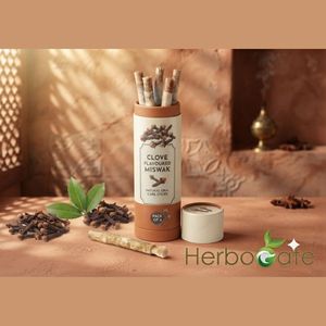 Palillo de limpieza dental herbal con sabor a clavo, hecho de madera de miswak de primera calidad para dientes saludables, aliento fresco y cuidado de las encías. - Product Image 4