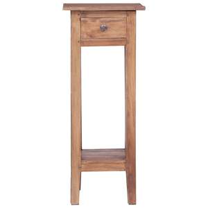 Support pour plantes en bois de mahogany massif, brun chaud, 11,8x11,8x29,5 pouces, table de chevet - Product Image 4