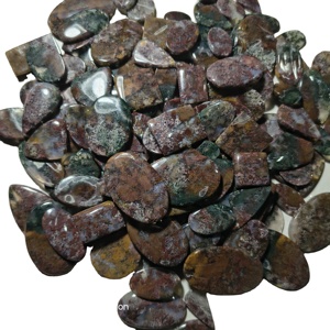 Venta al por Mayor de Gemas KHUSHI, Cabujón de Ágata Natural, Piedra Preciosa Suelta de 20-45 mm, 8-12 g, Certificada por Terceros para la Fabricación de Joyas - Product Image 1