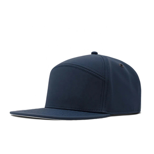 High Quality Custom 7 Panels <b>Plain</b> Flat Brim Sport <b>Caps</b> Baseball <b>Cap</b> - Product Image 2