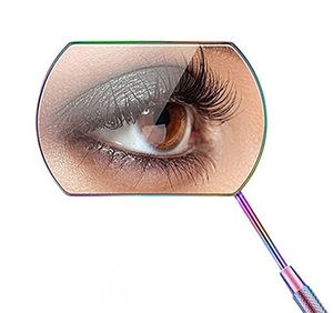 Professional Eyelash <b>Mirror</b> Ergonomic Beauty Tool For Lash Extension Application And Inspection - Product Image 3