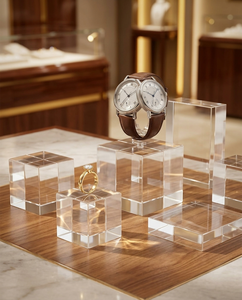 Expositor de Acrílico Sólido Personalizado para Joyería, Solución Moderna y Transparente para Exhibición en Tiendas Minoristas - Product Image 6
