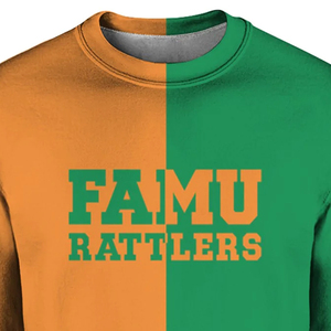 เสื้อสเวตเตอร์คอกลมทรงปกติสำหรับผู้ชาย ผ้าผสมโพลีเอสเตอร์/คอตตอน เนื้อหนา บุขนด้านใน แขนยาว สีพื้น เป็นมิตรต่อสิ่งแวดล้อม - Product Image 4