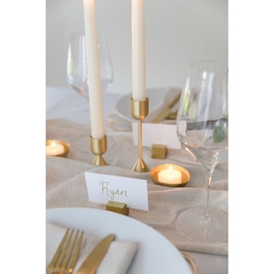 Most Selling Customizable Brass Candlestick Holder Durable Home Decoration Metal Candle <b>Stand</b> - Product Image 4