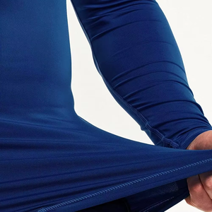 Wholesale Men's Rash Guard Quick Dry Compression Shirt Gym <b>Surf</b> Swim Bjj Mma Long Sleeve Athletic Wear Breathable <b>Printed</b> - Product Image 5