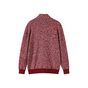 Red Marl V-neck Collar <b>Toggle</b> Cardigan Women Knit Patch Pocket Sweater Cozy Casual Thick Winter Classic <b>Toggle</b> <b>Button</b> Outer - Product Image 2