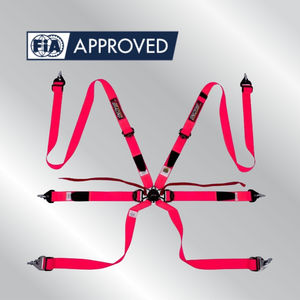 TBRACING ULTRA-D OEM ODM Harnais de course à 6 points personnalisé de 2 pouces homologué FIA, ceinture de sécurité haute performance, brevet taïwanais, réglage rapide en acier - Product Image 2