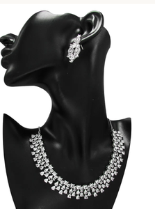 Collar de Plata con Circonita Cúbica y Diamantes de Imitación, Gargantilla Elegante para Mujer, Regalo para Fiesta - Product Image 1