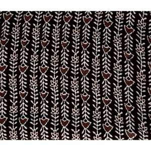 Tissu en coton 100 % imprimé à la main avec motifs floraux indiens, idéal pour les vêtements féminins, les rideaux, les artisanat, les sacs et les revêtements extérieurs – Vente chaude - Product Image 5