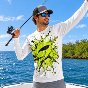 Camisa de Pesca de Alto Rendimiento con Protección Solar UPF 50, Impermeable y Elástica de 140 g/m², Marca Privada para Minoristas - Product Image 1