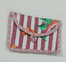 Ladies Towel Quilted Daily Cosmetic Storage & Travel <b>Organizer</b> Lipstick <b>Case</b> Bag with Hasps Closure - Product Image 3