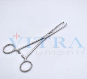 Pinces à tissus Allis de haute qualité 18 cm - Pinces chirurgicales en acier inoxydable - Pinces hémostatiques à 4x5 dents - Product Image 4