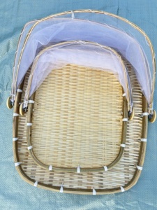 Outdoor Bamboo Mesh Food Cover Tray Set Handmade in Vietnam for Picnic Serving and Insect Protection Set of 2 - Product Image 6