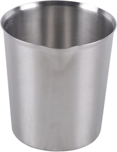 ถ้วยตวงแบบมีขีดบอกปริมาตร - ทำจากสแตนเลสสตีล ใช้ซ้ำได้ ทนความร้อนสูง ระดับมาตรฐานทางการแพทย์ พร้อมขีดบอกปริมาตรภายใน - Product Image 5