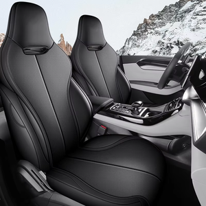 Cojín <span class=keywords><strong>de</strong></span> Asiento <span class=keywords><strong>de</strong></span> Coche <span class=keywords><strong>de</strong></span> Cuero Nappa Duradero, <span class=keywords><strong>de</strong></span> Lujo, Cómodo, Transpirable y Resistente al Desgaste - Product Image 4