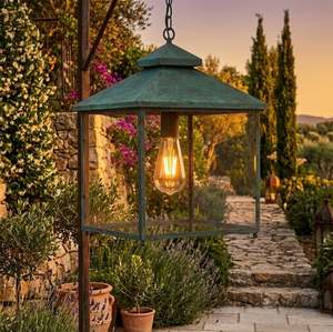 Modern <b>Indoor</b> Hanging <b>Lantern</b> Pendant <b>Light</b> with Frosted Glass Iron Frame Handmade Eco-Friendly Diwali Ceiling <b>Light</b> Fixture - Product Image 4