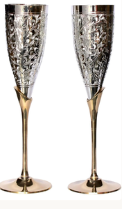 Vintage Premium Quality 12oz Hammered Copper <b>Wine</b> Glass Unique Style <b>Goblet</b> Chalice for Beer & Drinkware Use - Product Image 4