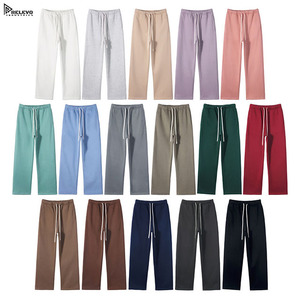Men’s Heavyweight Fleece Sweatpants – Cotton <b>Polyester</b> <b>Joggers</b> for Autumn Winter Outdoor Wear - Product Image 6