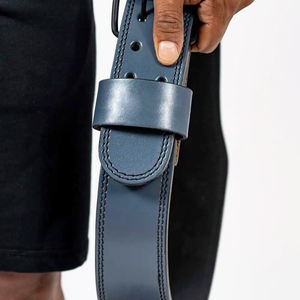 Ceinture de Soutien Professionnelle en Cuir Véritable pour Musculation et Haltérophilie avec Logo Personnalisé pour Équipement de Fitness - Product Image 4