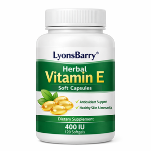 Cápsulas Blandas de Vitamina E a Base de Hierbas, Suplementos Dietéticos para Adultos - Mejora la Inmunidad e Hidrata la Piel, 100 Cápsulas/Botella - Product Image 3