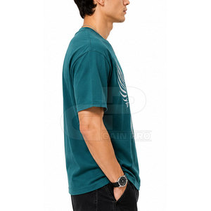 T-shirt imprimé réfléchissant pour homme, tee-shirt streetwear surdimensionné, coton doux, mode décontractée d'été, col rond, confortable pour tous les jours - Product Image 6