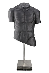 Sculpture de torse masculin moderne, figurine artistique décorative pour la table du salon - Product Image 2