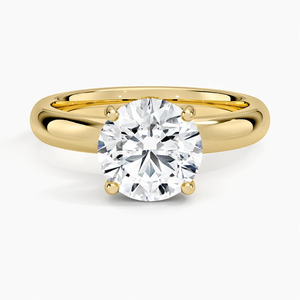 Anillo de compromiso clásico con diamante solitario de cuatro puntas - Product Image 1