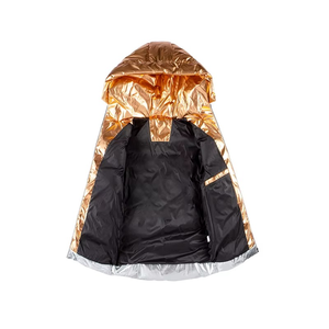 Veste matelassée à capuche décontractée pour homme, sur mesure, grande taille, respirante, avec fermeture éclair, manteau d'hiver avec fourrure de mouton - Product Image 4