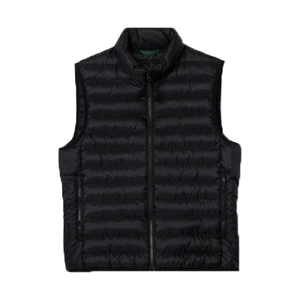 Winter Sleeveless Glossy Puffer Vest <b>Jacket</b> Custom logo Waterproof Bubble Men's Vests With Hoodie - Product Image 5